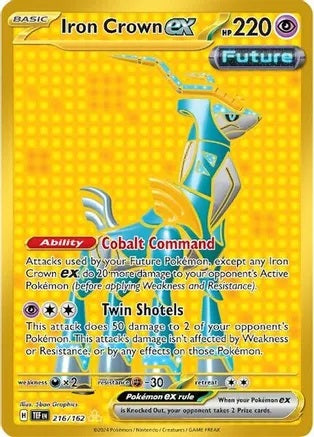Iron Crown ex - 216/162 - Hyper Rare | SV - Temporal Forces