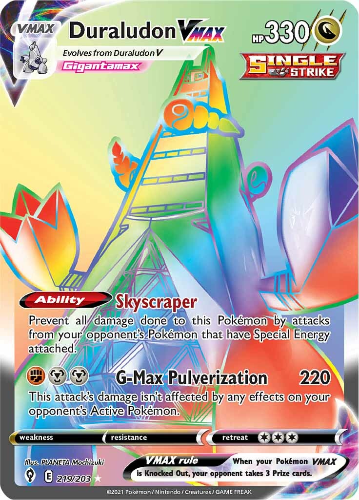 Duraludon VMAX - 219/203 - Secret Rare | SWSH - Evolving Skies