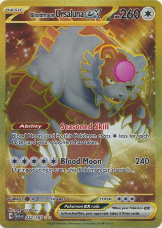 Bloodmoon Ursaluna ex - 222/167 | SV - Twilight Masquerade