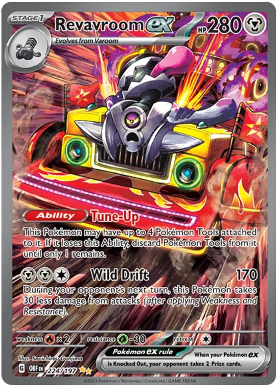Revavroom ex - 224/197 | SV - Obsidian Flames