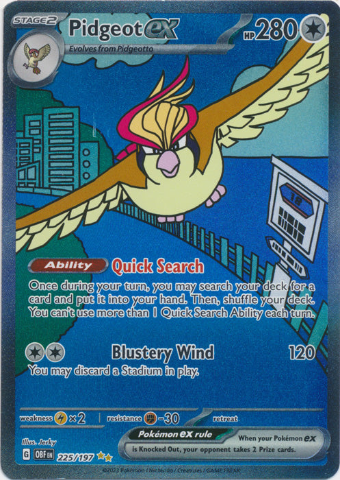 Pidgeot ex - 225/197 | SV - Obsidian Flames