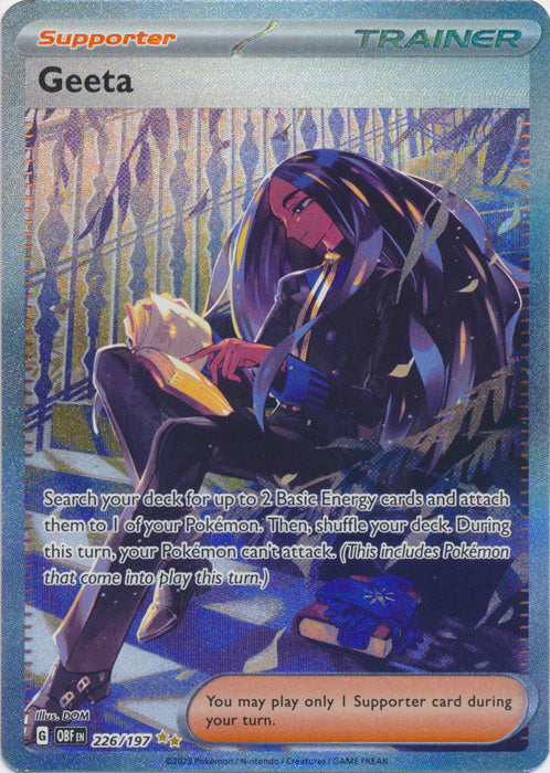Geeta - 226/197 - Special Illustration Rare | SV - Obsidian Flames