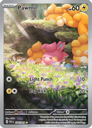 Pawmi - 226/091 - Illustration Rare | SV - Paldean Fates