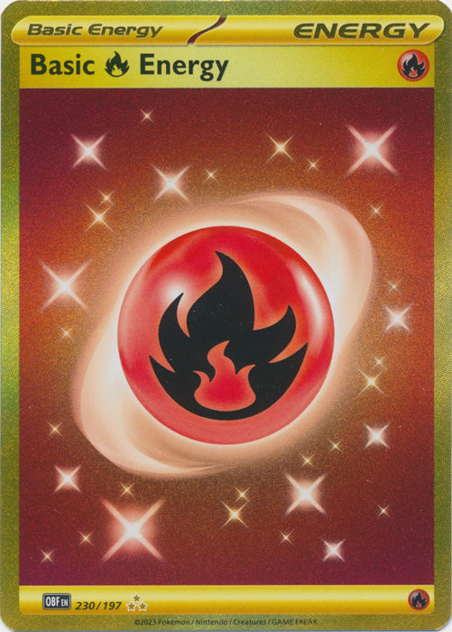 Basic Fire Energy - 230/197 - Hyper Rare | SV - Obsidian Flames