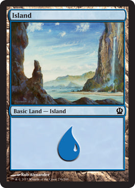 Island (234) - Foil | Theros