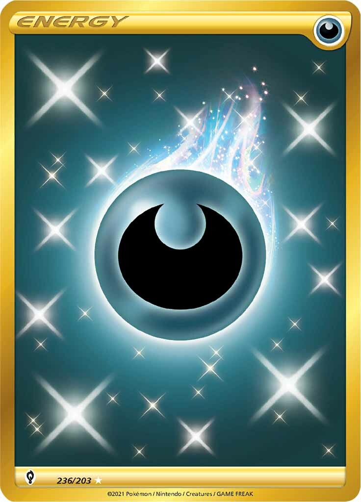 Darkness Energy - 236/203 - Secret Rare | SWSH - Evolving Skies