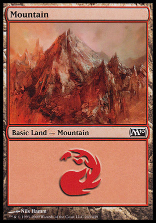 Mountain (243) - Foil | Magic 2010