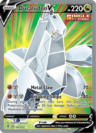 Duraludon V - 197/203 - Full Art Ultra Rare | SWSH - Evolving Skies