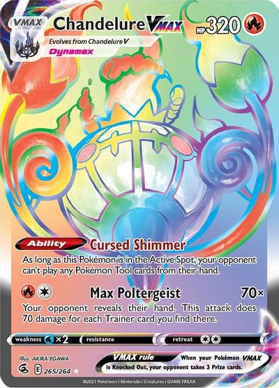 Chandelure VMAX - 265/264 - Secret Rare | SWSH - Fusion Strike