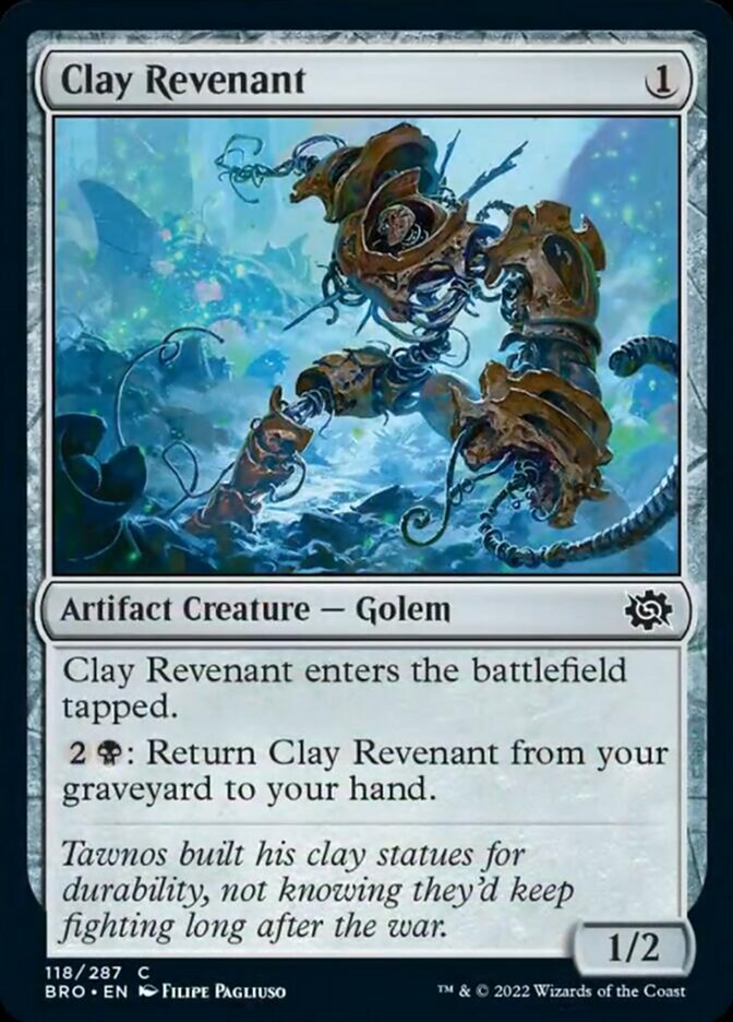 Clay Revenant - Foil | The Brothers' War