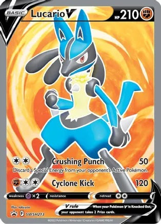 Lucario V - SWSH213 - SWSH Black Star Promo | SWSH - Black Star Promos