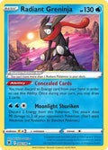 Radiant Greninja - 046/189 - Radiant Rare | SWSH - Astral Radiance