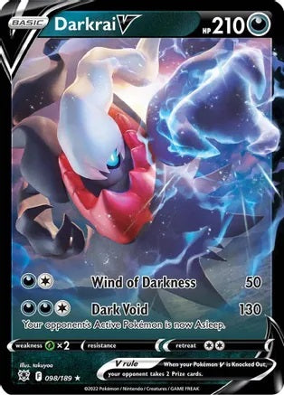 Darkrai V - 098/189 - Ultra Rare | SWSH - Astral Radiance