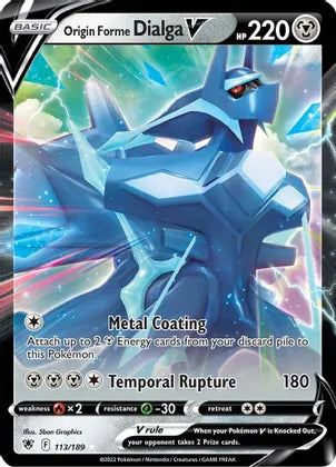 Origin Forme Dialga V - 113/189 - Ultra Rare | SWSH - Astral Radiance