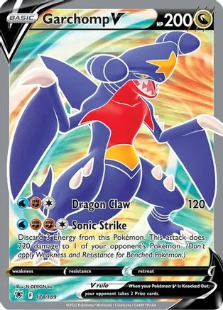 Garchomp V - 178/189 - Full Art Ultra Rare | SWSH - Astral Radiance