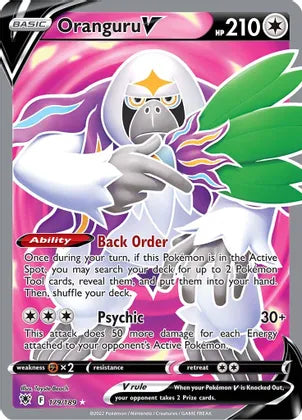 Oranguru V - 179/189 - Full Art Ultra Rare | SWSH - Astral Radiance