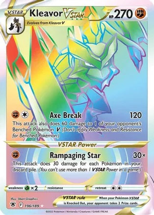 Kleavor VSTAR - 196/189 - Secret Rare | SWSH - Astral Radiance