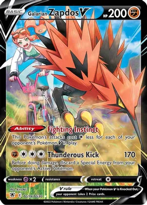 Galarian Zapdos V - TG19/TG30 | SWSH - Astral Radiance: TG