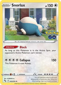 Snorlax - 055/078 - Holo Rare | Pokemon Go