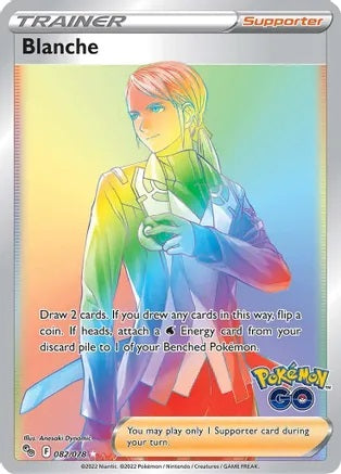 Blanche (Full Art) - 082/078 - Secret Rare | Pokemon Go