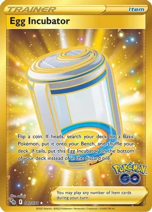Egg Incubator - 087/078 - Secret Rare | Pokemon Go