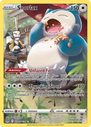 Snorlax - TG10/TG30 | SWSH - Lost Origin - Trainer Gallery