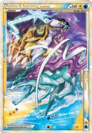 Raikou and Suicune LEGEND (Both Halves) - 92+93/95 | HS Unleashed
