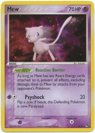 Mew Holofoil Promo #4 - POP Series 4 - Pokemon | Pokemon Promos