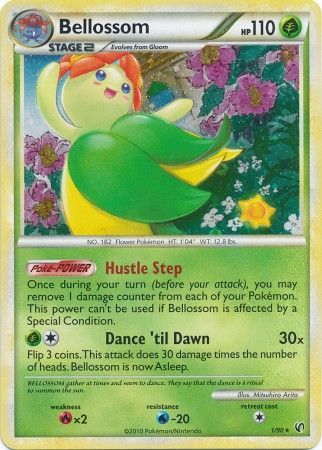 Bellossom - 1/90 - Holo Rare | HS Undaunted