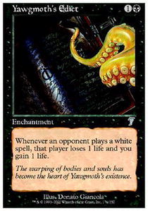 Yawgmoth's Edict - Foil | 7th Edition