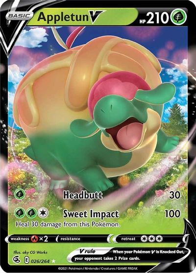 Appletun V - 026/264 - Ultra Rare | SWSH - Fusion Strike