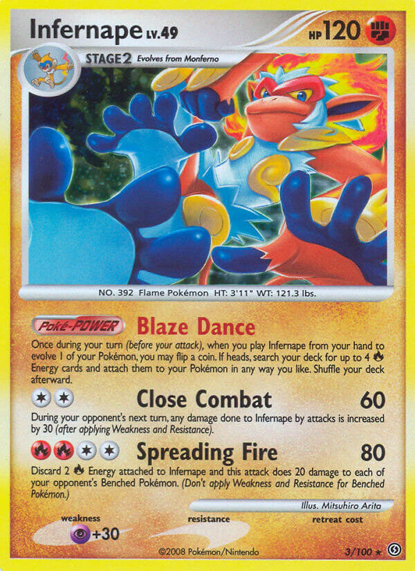 Infernape - 3/100 - Holo Rare | Stormfront