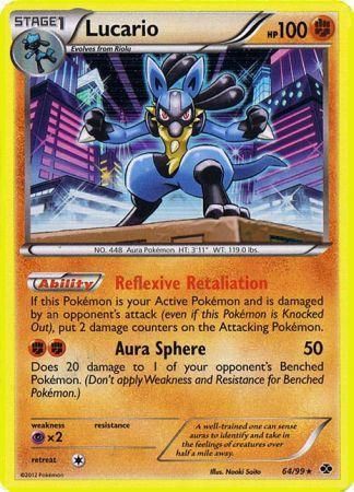 Lucario - 64/99 - Holo Rare | BW - Next Destinies