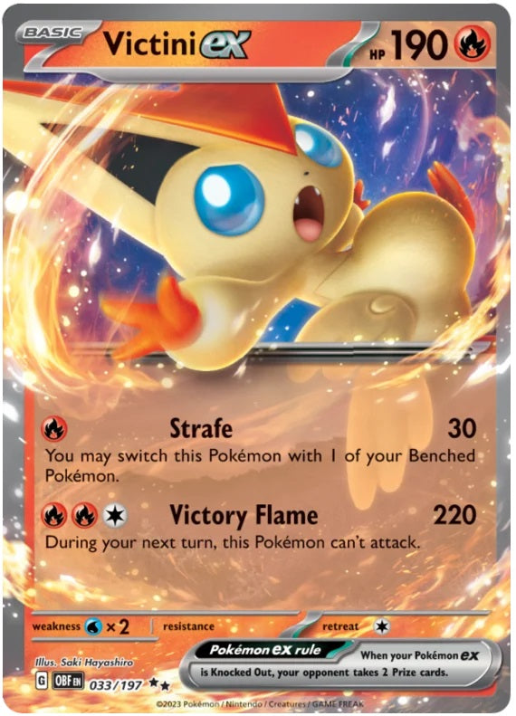 Victini ex - 033/197 - Double Rare | SV - Obsidian Flames