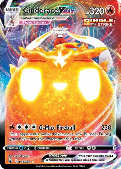 Cinderace VMAX - 045/264 - Ultra Rare | SWSH - Fusion Strike