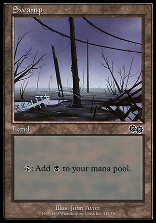 Swamp (342) | Urza's Saga