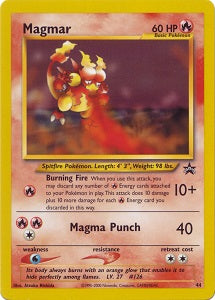 Magmar - 44 -  Pokemon League (March 2002) | Pokemon Promos