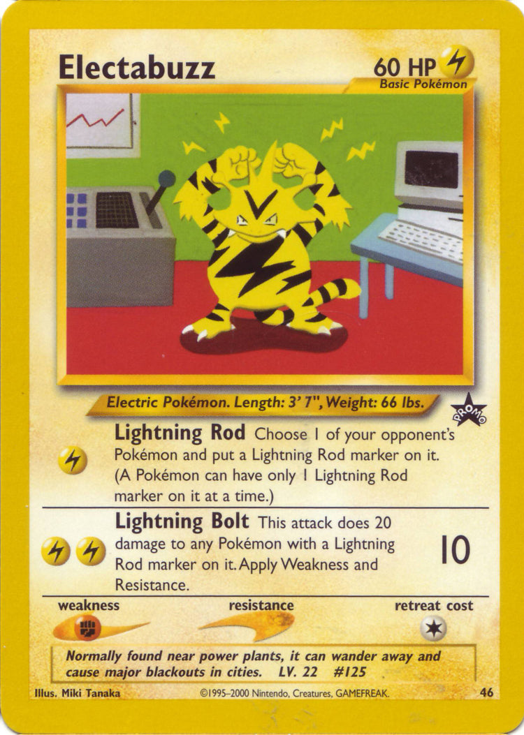 Electabuzz - 46 - Pokemon League (May 2002) | Pokemon Promos