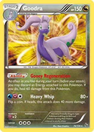 Goodra - 74/106 - Holo Rare | XY - Flashfire