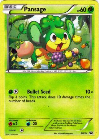 Pansage - BW14 - Promotional | BW Black Star Promos