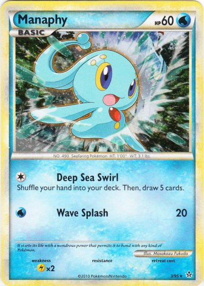 Manaphy - 3/95 - Holo Rare | HS Unleashed