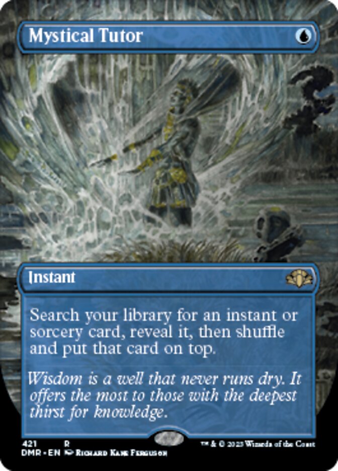 Mystical Tutor - Borderless | Dominaria Remastered
