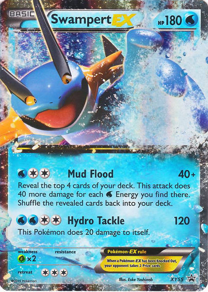Swampert EX - XY55 - Hoenn Power Tin Promo | XY - Black Star Promos
