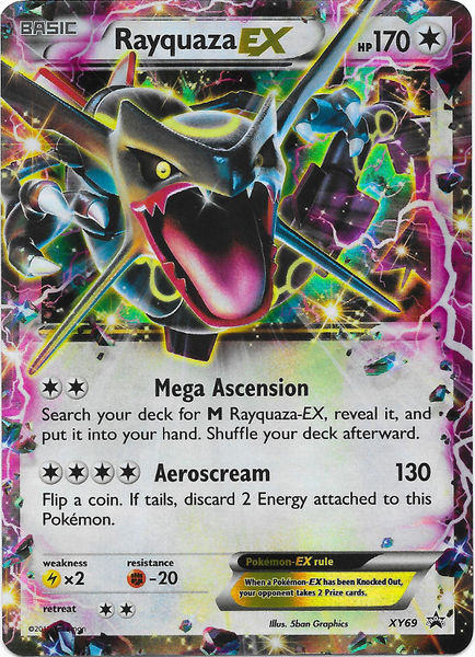 Rayquaza EX - XY69 | XY - Black Star Promos