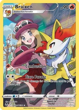 Braixen - TG01/TG30 | SWSH - Silver Tempest: TG
