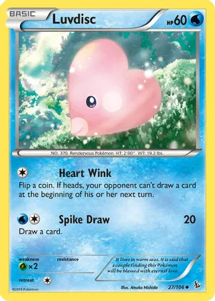 Luvdisc - 27/106 - Uncommon - Reverse Holo | XY - Flashfire