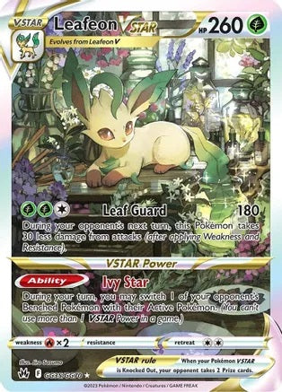 Leafeon VSTAR - GG35/GG70 | SWSH - Crown Zenith: GG