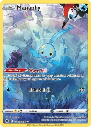 Manaphy - GG06/GG70 | SWSH - Crown Zenith: GG