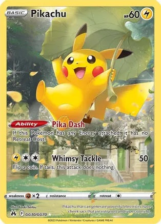 Pikachu - GG30/GG70 | SWSH - Crown Zenith: GG