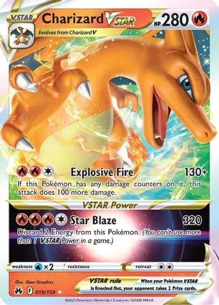 Charizard VSTAR - 019/159 - Ultra Rare | SWSH - Crown Zenith